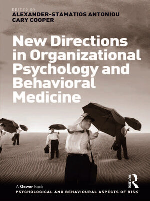 cover image of New Directions in Organizational Psychology and Behavioral Medicine